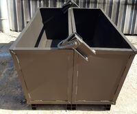 Контейнер грейферный (челюстной) без крышки 1,5 м/куб